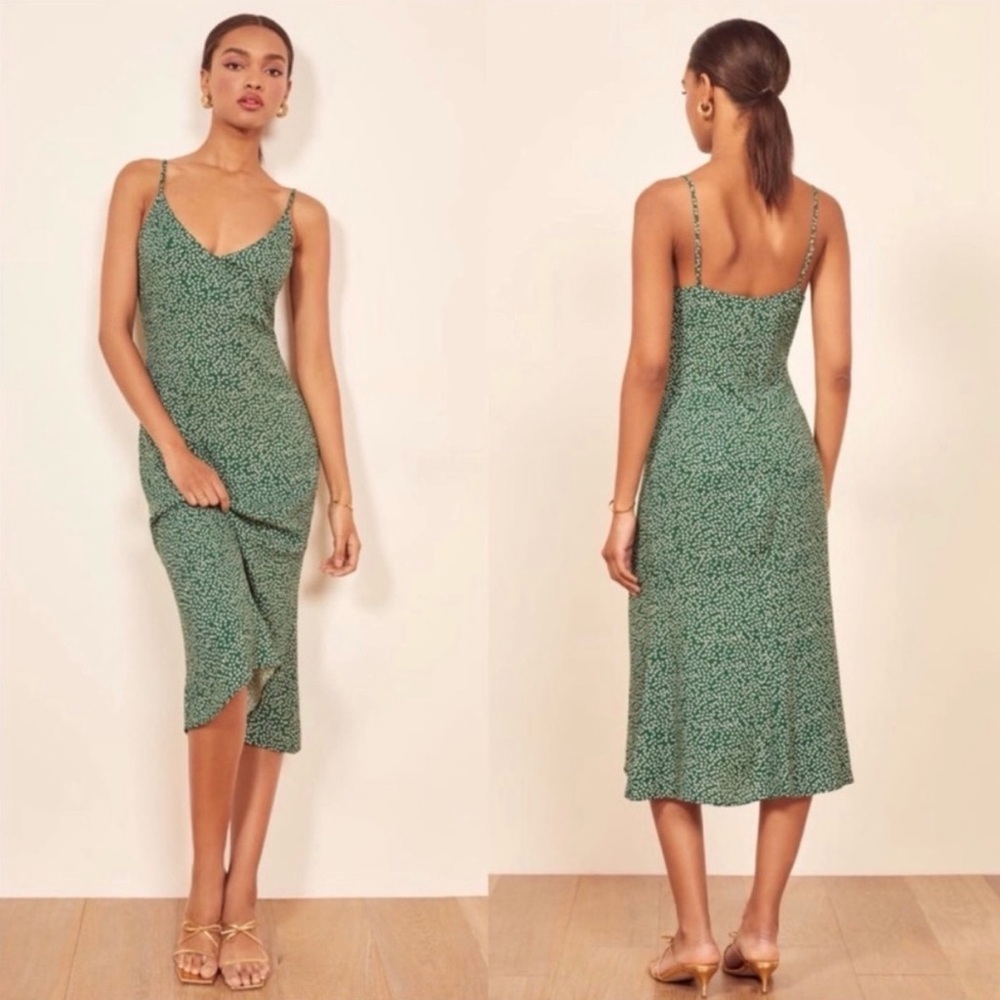 Reformation Green Midi Wyoming